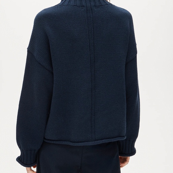 J.Crew navy rollneck sweater - S - Picture 3 of 4